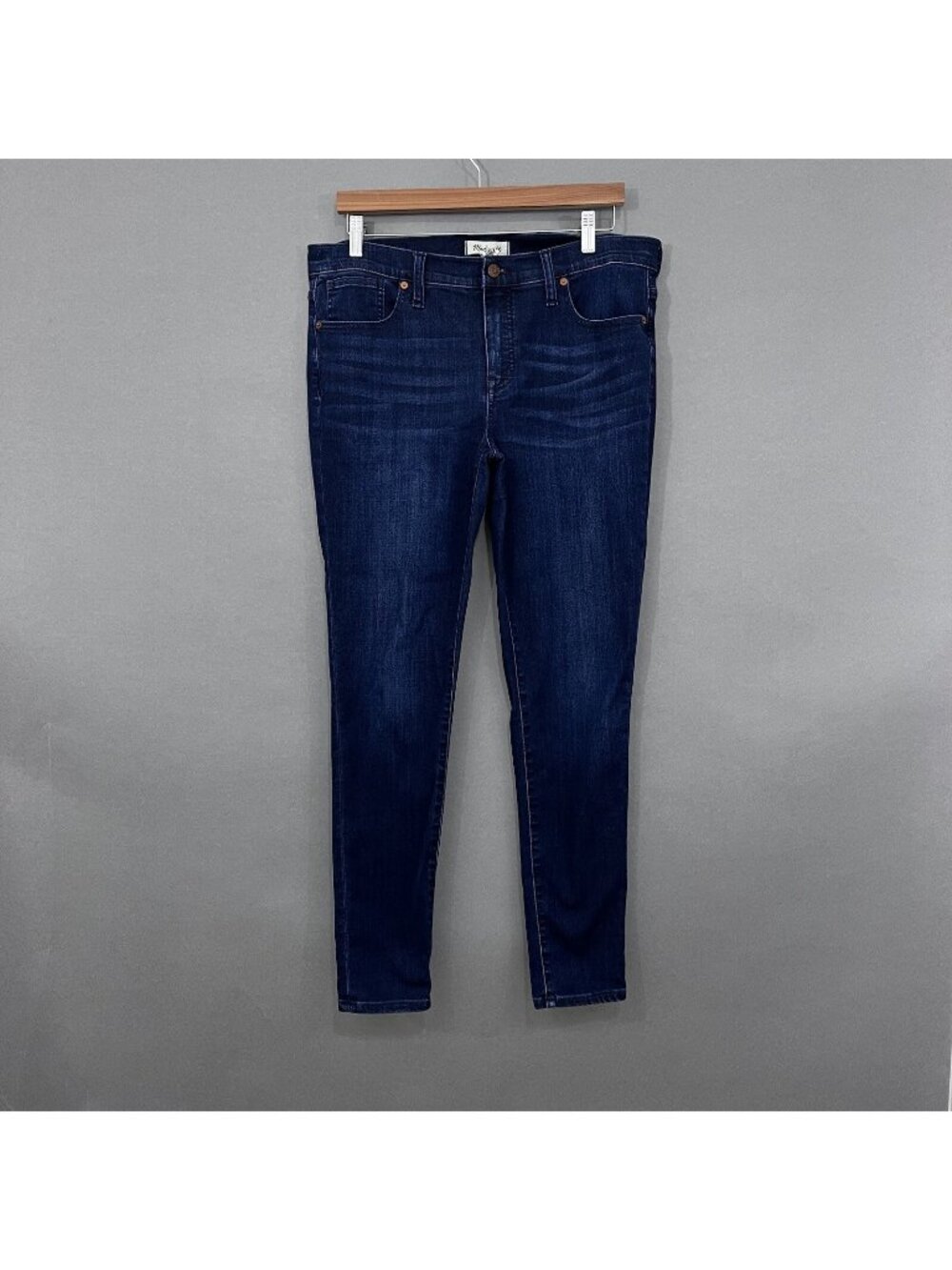 Madewell Blue Medium Wash Mid Rise Skinny Denim Jeans